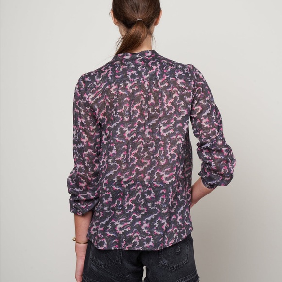 isabel marant etoile maria top faded black, purple, pink | L - Picture 2 of 7